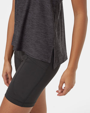 Black-Scoop-Neck-Double-Strap-Quick-dry-Tank-Top