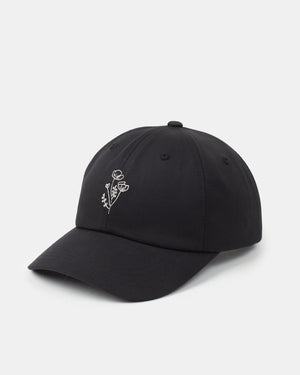 Black-TENCEL_-Twill-Low-Profile-Emroidered-Baseball-Cap