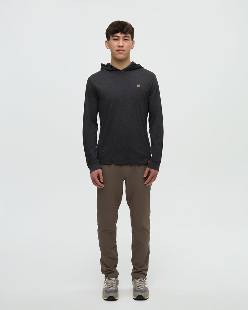 Black-Treeblend-Hooded-Longlseeve-T-Shirt