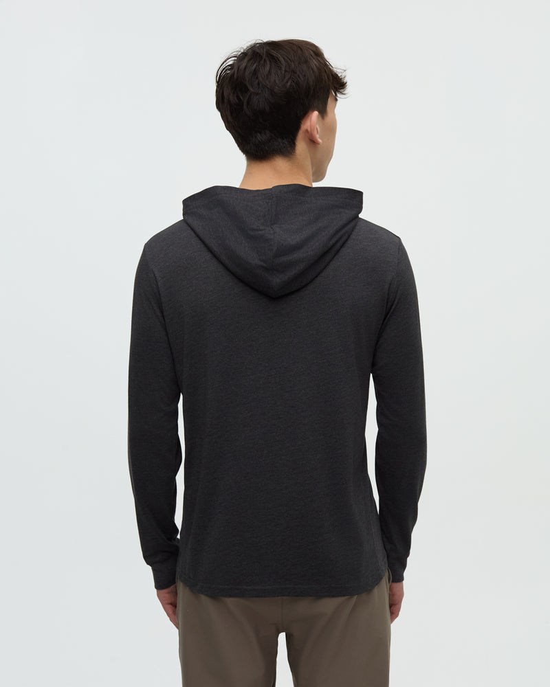 Black-Treeblend-Hooded-Longlseeve-T-Shirt