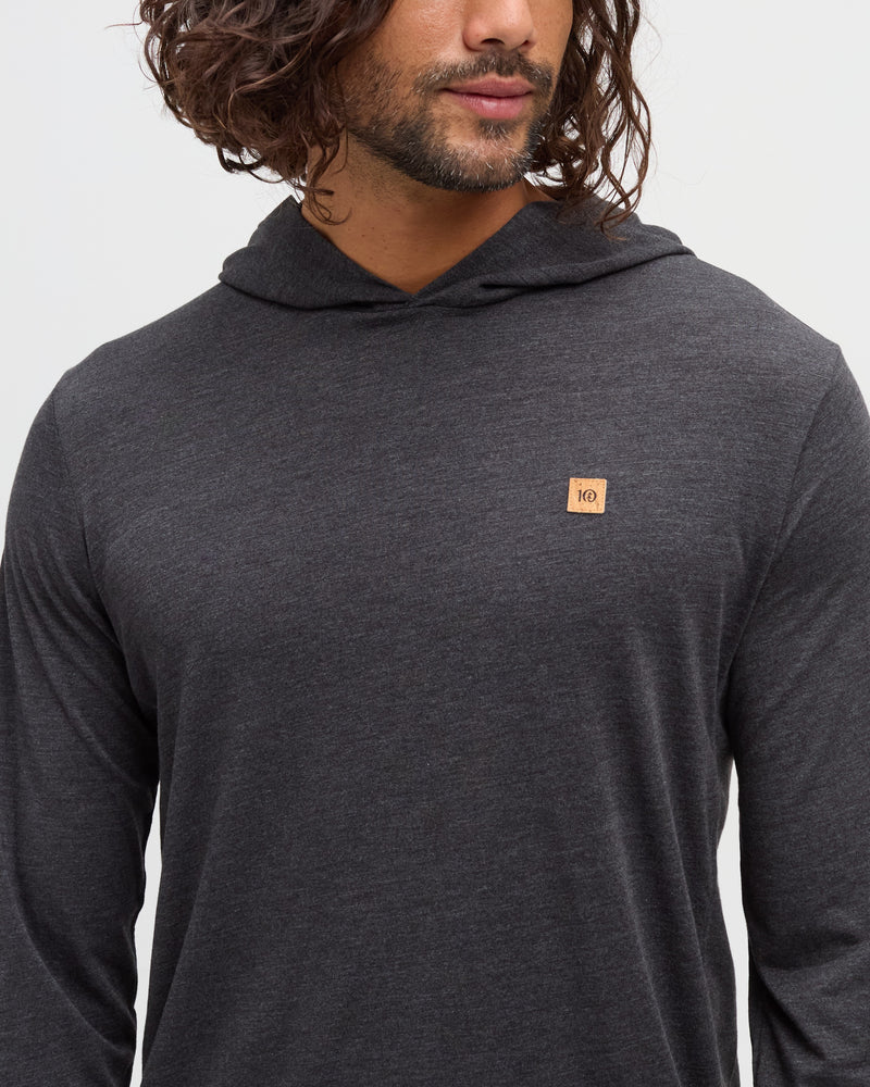 Black-Treeblend-Hooded-Longlseeve-T-Shirt