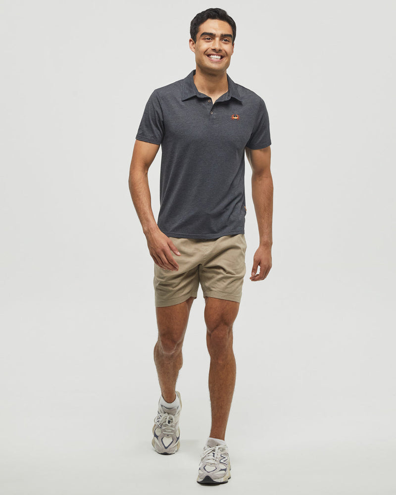 Black-Treeblend-Regular-Fit-Polo