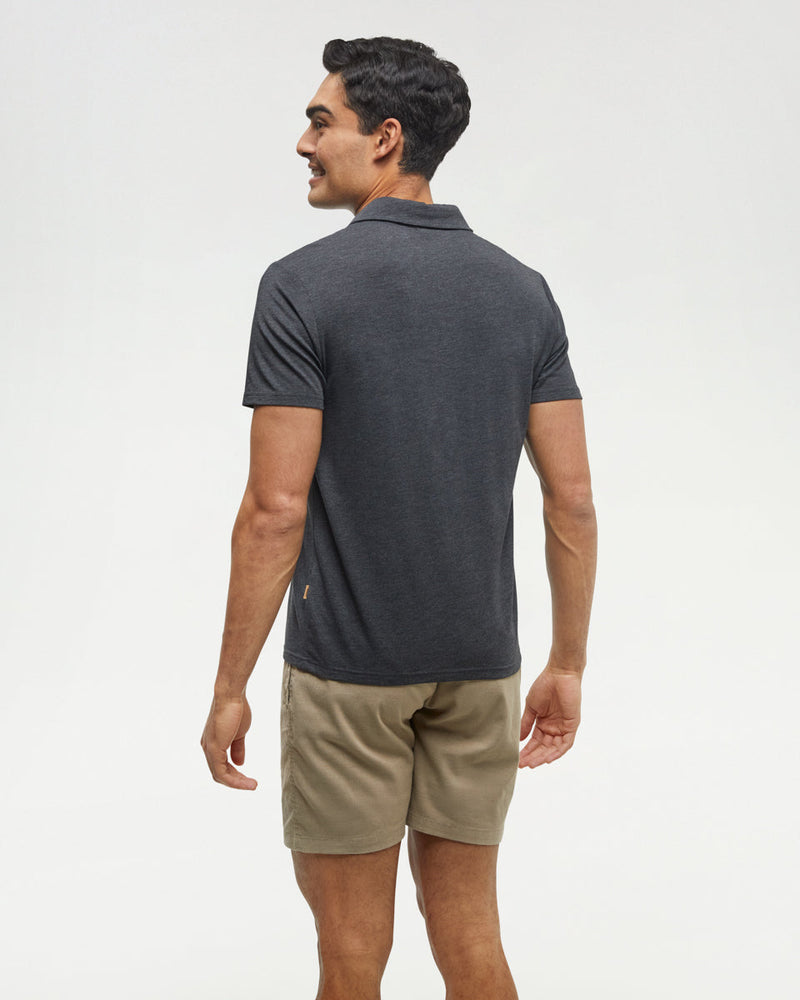 Black-Treeblend-Regular-Fit-Polo