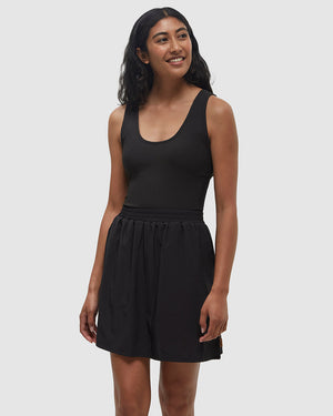 Black-Twist-Back-Tank-Dress