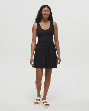 Black-Twist-Back-Tank-Dress