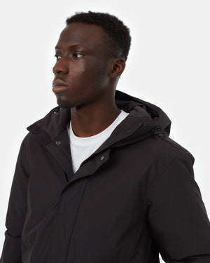 Black-Water-Repellent-Hooded-Long-Parka