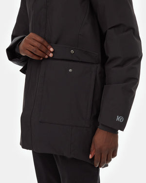 Black-Water-Repellent-Hooded-Long-Parka