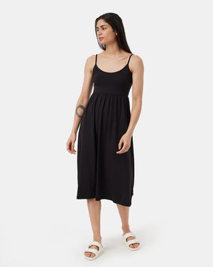 Black-Womens-Eco-Friendly-Tank-Dress