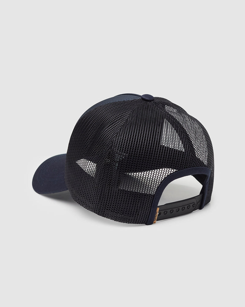 Blue-Adjustable-Organic-Cotton-Baseball-Cap