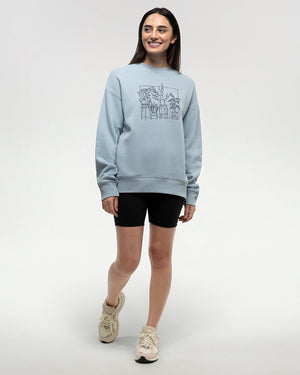 Blue-Crew-Neck-Graphic-Sweatershirt