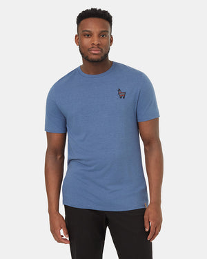 Blue-Crew-Neck-Graphic-Tee