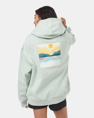 Blue-Melissa-Koby-Eco-Friendly-Drawcord-Oversized-Graphic-Hoodie