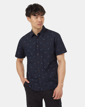 Blue-Mens-Button-Up-Shirt