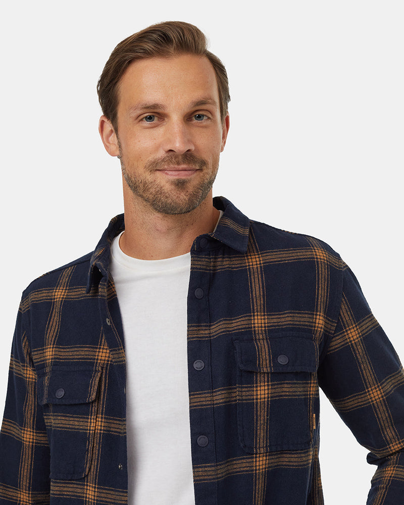 Blue-Mens-Button-Up-Shirt