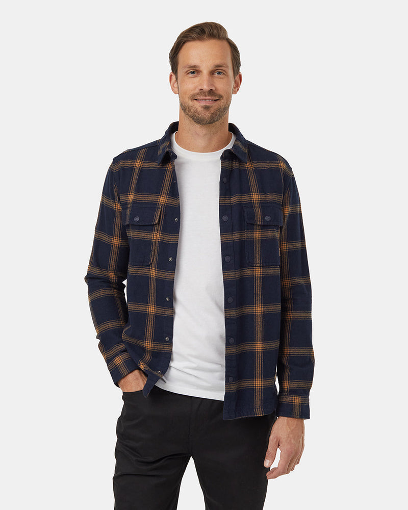 Blue-Mens-Button-Up-Shirt