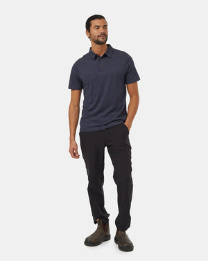 Blue-Mens-Short-Sleeve-Polo-Neck-T-Shirt