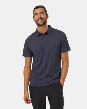 Blue-Mens-Short-Sleeve-Polo-Neck-T-Shirt