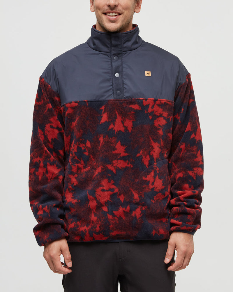 Blue-Quarter-Snap-MicroFleece-Sweatshirt