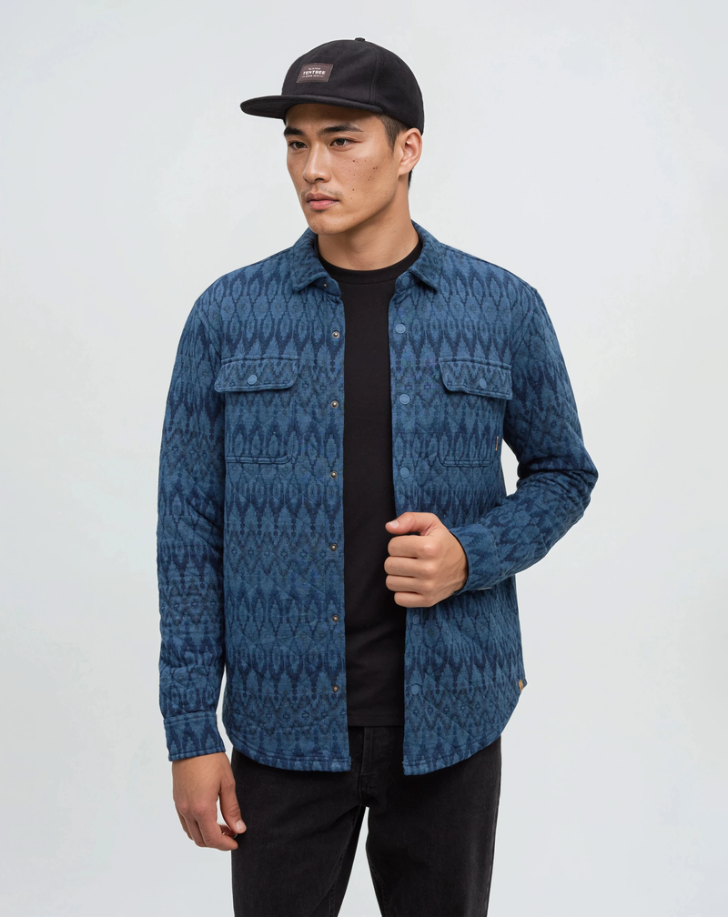 Blue-Quilt-Knit-Regular-Fit-Set-in-Shirt