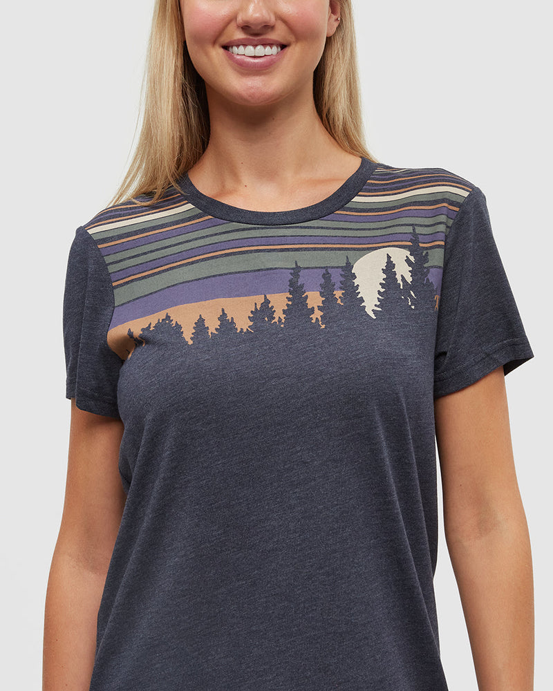 Blue-Regular-Fit-Crew-Neck-T-shirt