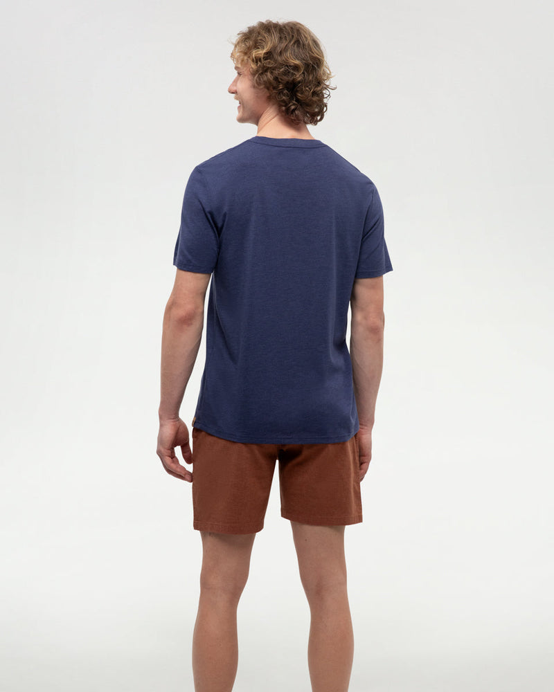 Blue-Regular-Fit-Embroidered-Graphic-T-Shirt