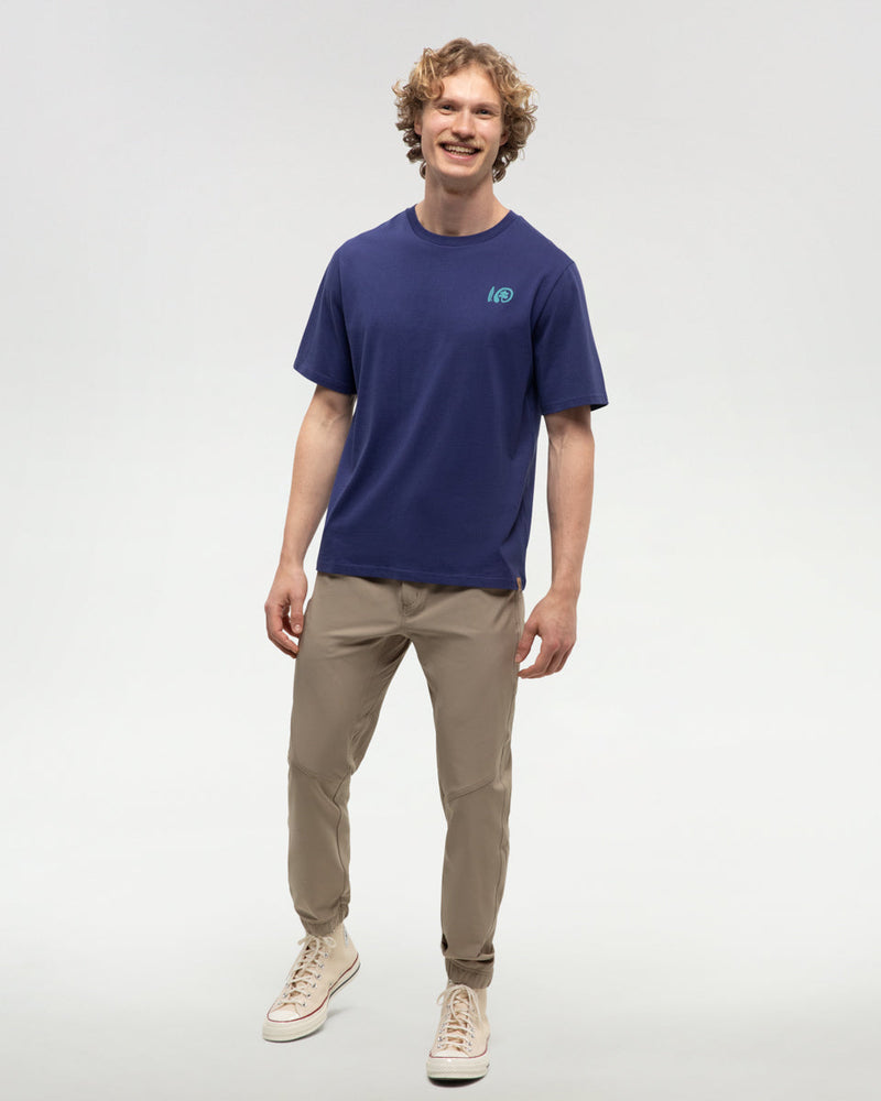 Blue-Relax-Fit-Printed-Graphic-T-shirt