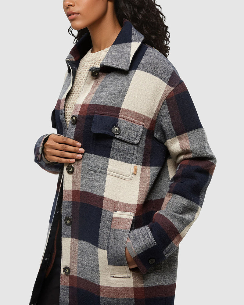 Blue-Relaxed-Fit-Knee-Length-Long-Jacket