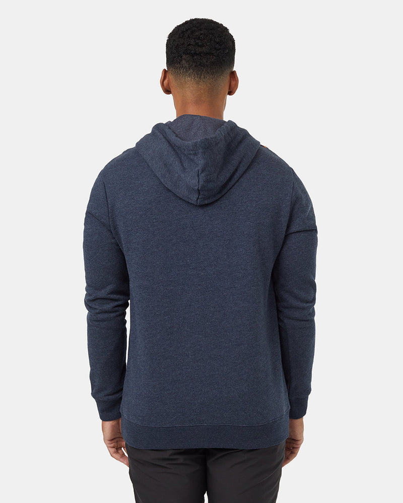 Blue-Retro-Graphic-Pullover-Hooide