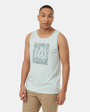 Blue-Scoop-Neck-Regular-Fit-Graphic-Tank