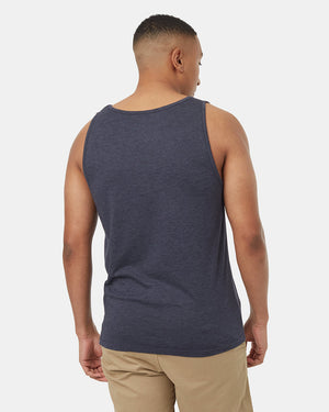 Blue-Scoop-Neck-Regular-Fit-Graphic-Tank-