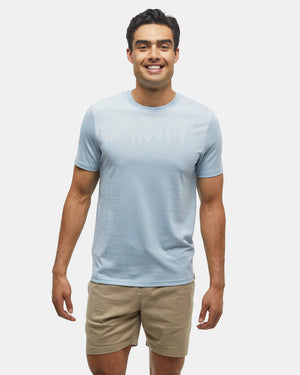 Blue-Tree-Graphic-Crew-Neck-T-Shirt
