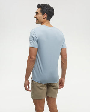 Blue-Tree-Graphic-Crew-Neck-T-Shirt