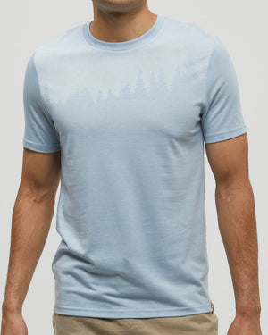 Blue-Tree-Graphic-Crew-Neck-T-Shirt