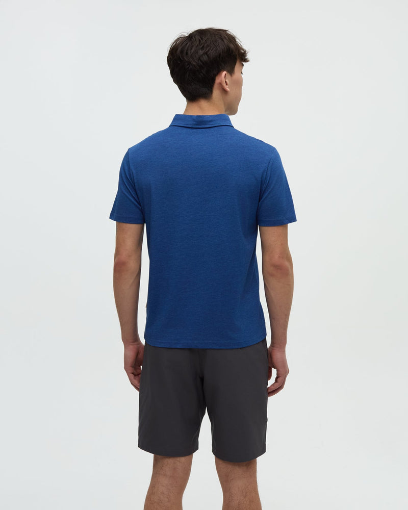 Blue-Treeblend-Regular-Fit-Polo