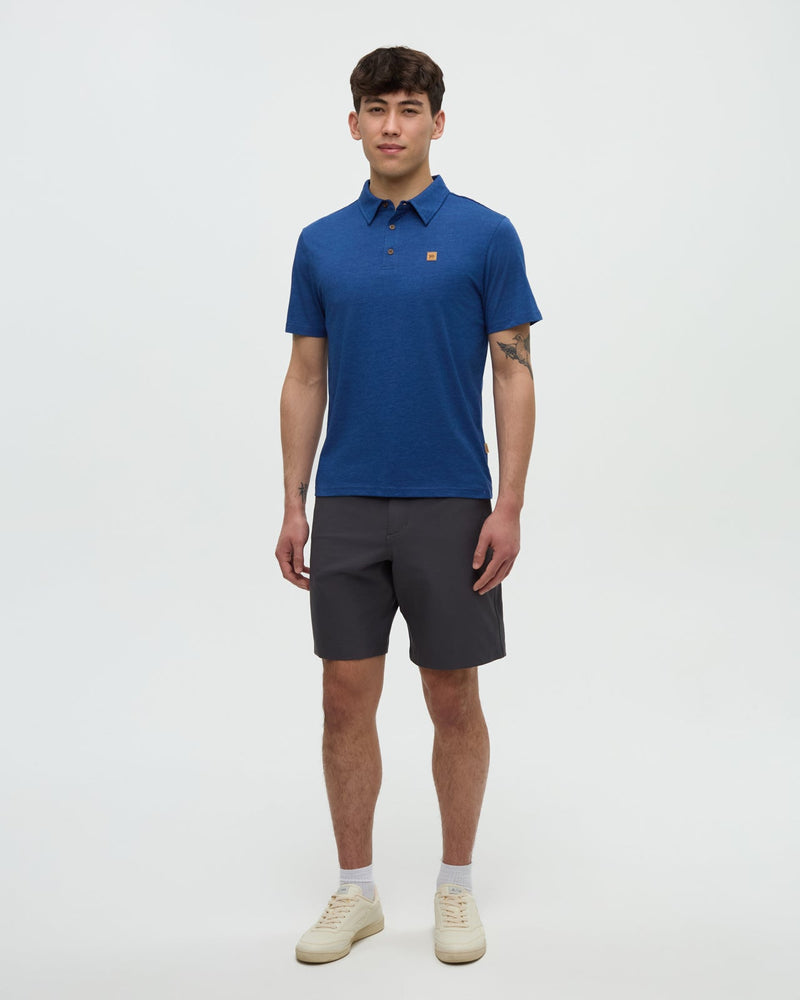 Blue-Treeblend-Regular-Fit-Polo