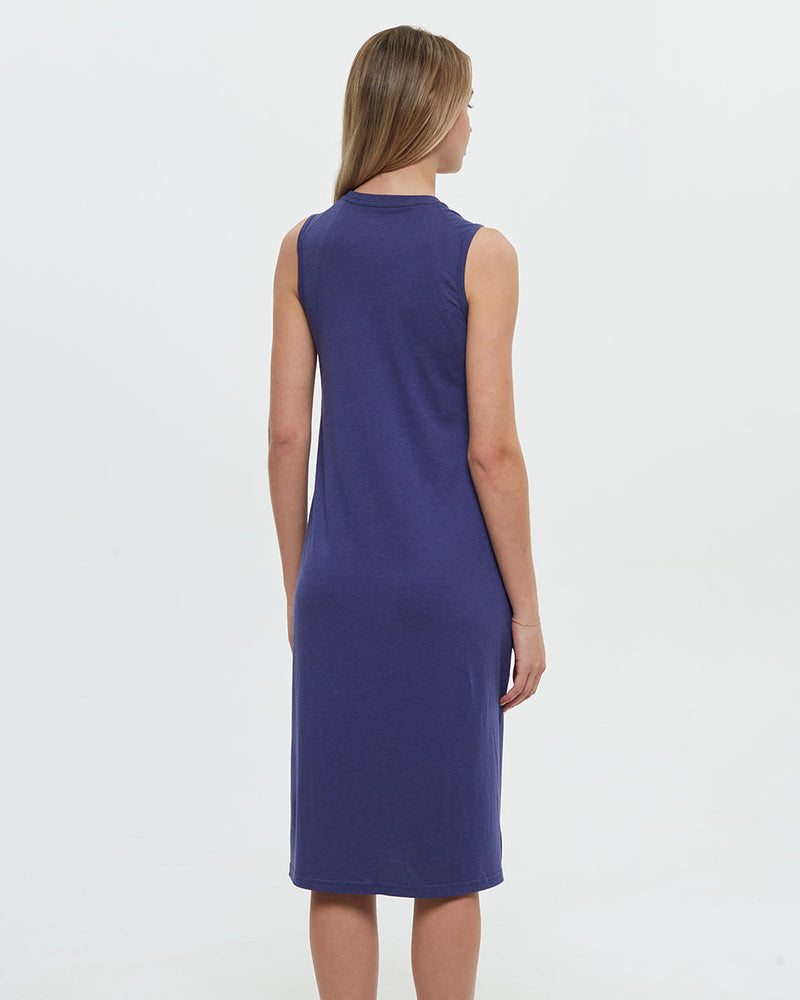 Blue-Treeblend-Tank-Dress