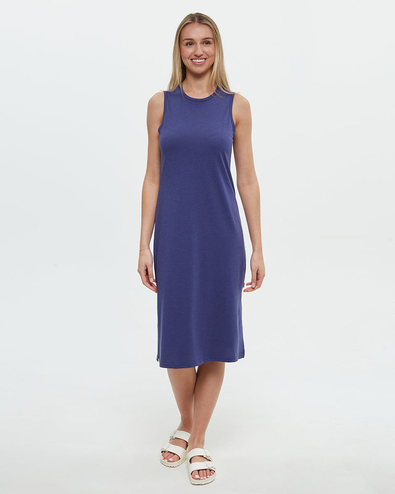 Blue-Treeblend-Tank-Dress