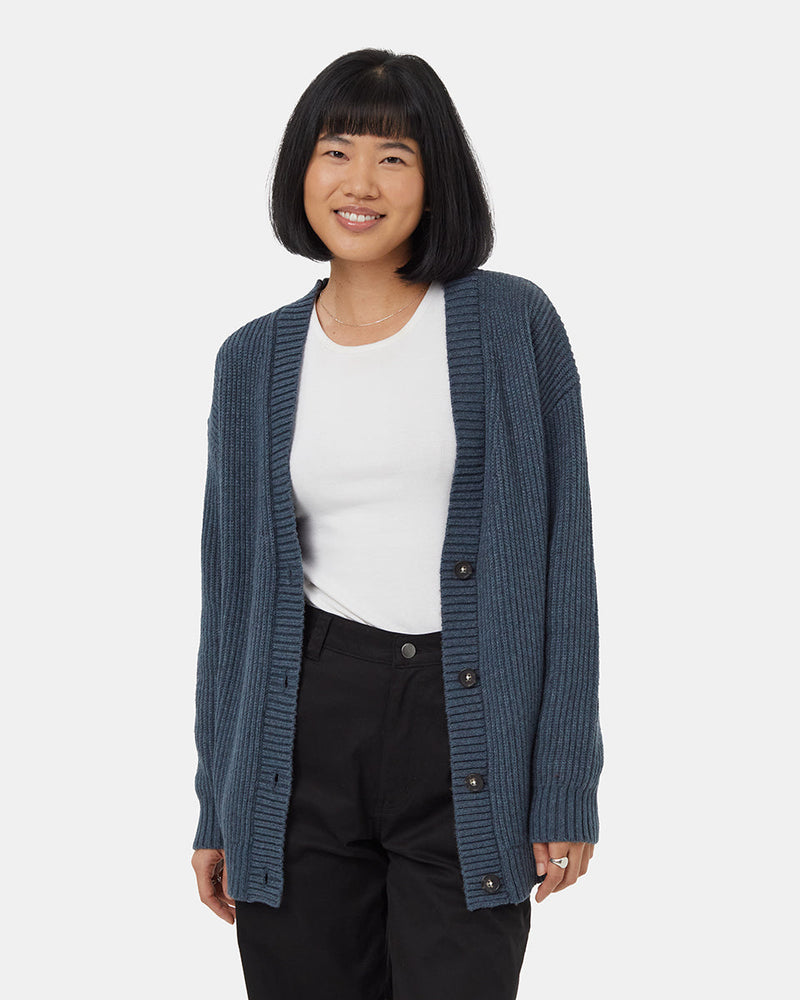 Blue-Women_s-Oversized-Long-Wool-Cardigan
