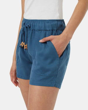 Blue-Womens-Casual-Summer-Shorts