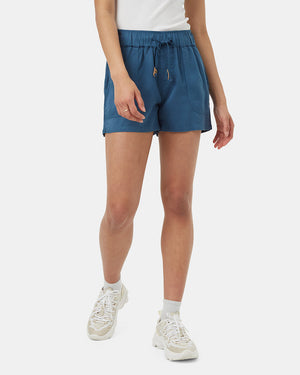 Blue-Womens-Casual-Summer-Shorts