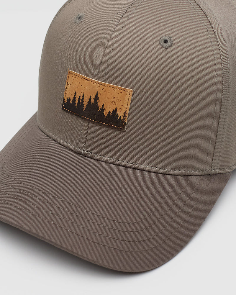 Brown-6-Panel-Medium-Profile-Baseball-Cap