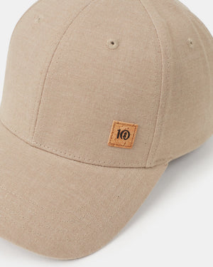 Brown-Adjustable-Cork-Baseball-Cap