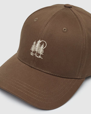 Brown-Adjustable-Graphic-Baseball-Cap