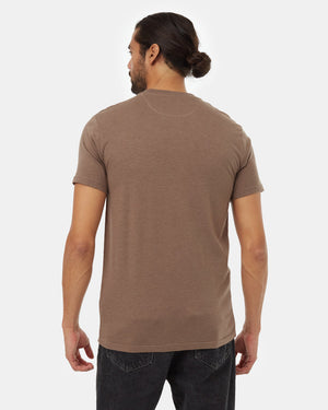 Brown-Crew-Neck-Short-Sleeve-Graphic-T-Shirt