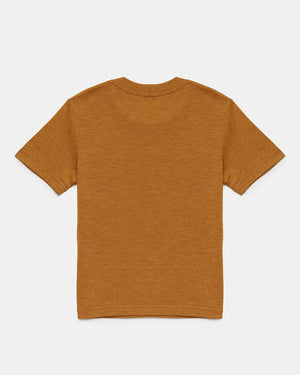 Brown-Eco-Friendly-Crew-Neck-Graphic-T-Shirt