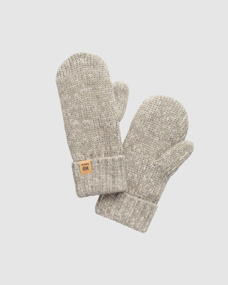 Brown-Fleece-Lined-Knit-Mittens