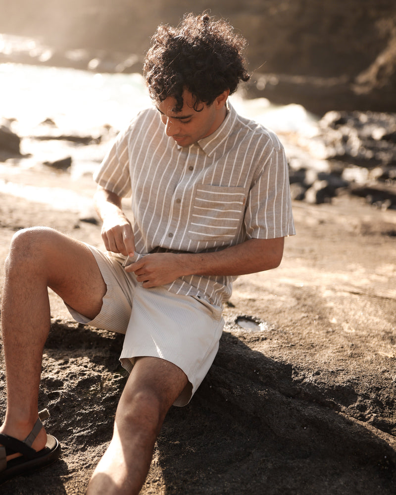 Brown-Hemp-Button-Front-Shortsleeve-Shirt