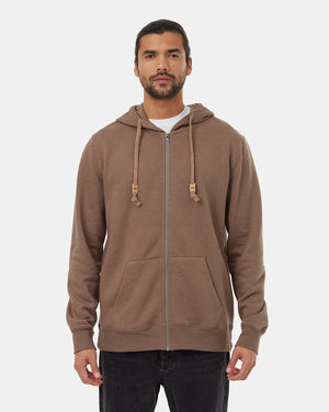 Brown-Men_s-Cotton-Zip-Up-Hoodie