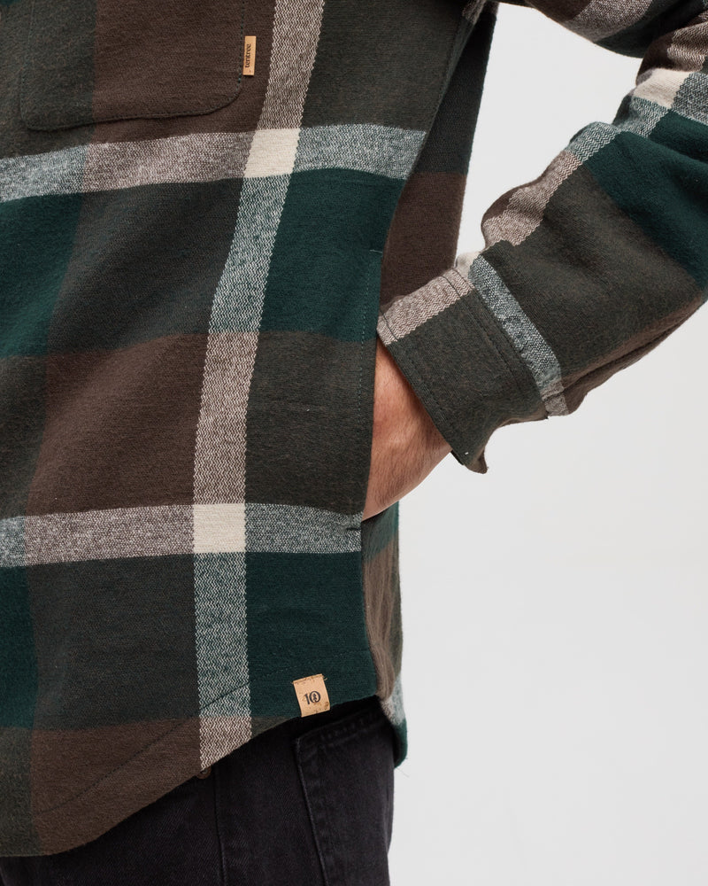 Brown-Men_s-Heavyweight-Flannel-Snap-front-Shirt