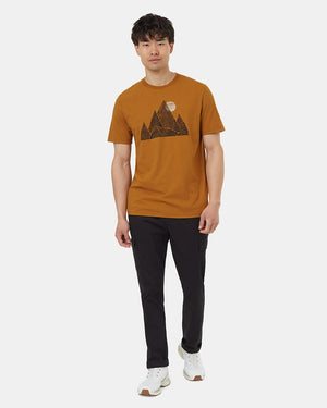 Brown-Mens-Organic-Cotton-Graphic-Tee